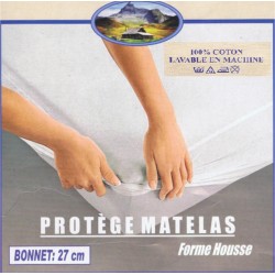 Protége matelas 160x200 100% coton 